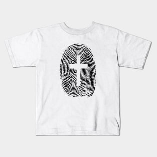 Cross Fingerprint Kids T-Shirt